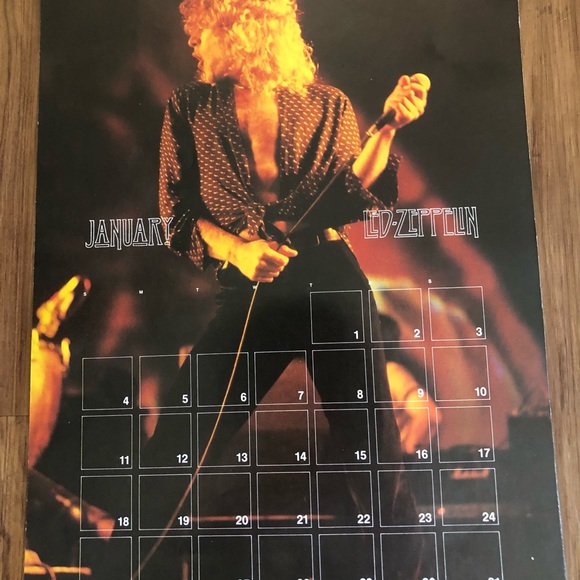 Vintage 1987 Led Zeppelin Calendar - Picture 4 of 16